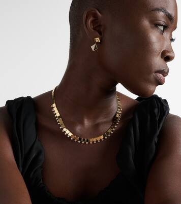 18kt gold necklace with diamonds | Ileana Makri