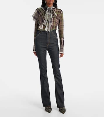High-Rise Flared Jeans | Acne Studios