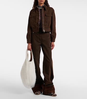 Cropped denim jacket | Dries Van Noten