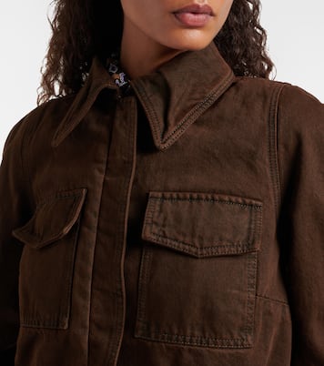 Cropped denim jacket | Dries Van Noten