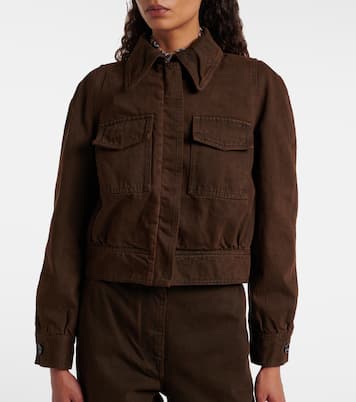 Cropped denim jacket | Dries Van Noten