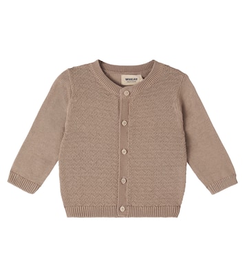 Baby - Cardigan Bjørn in cotone | Wheat