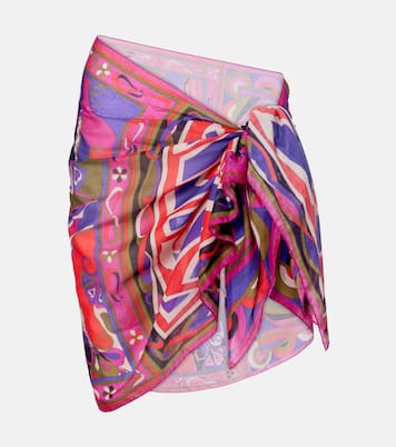 Orchidee cotton beach cover-up | Pucci