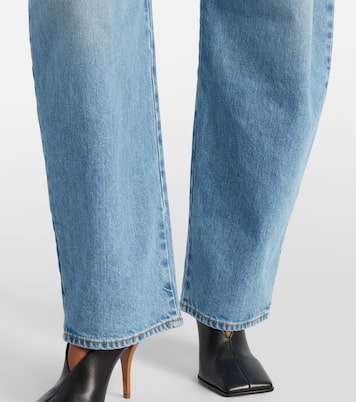 High-rise barrel-leg jeans | Alaïa