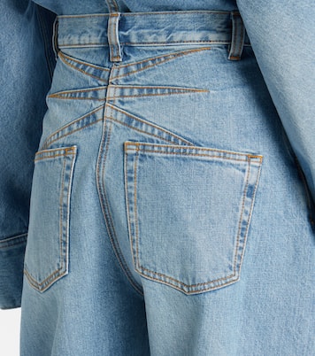 High-rise barrel-leg jeans | Alaïa