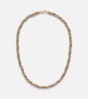 Corde Torsade 18kt gold and white gold necklace | Yvonne Léon