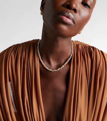 Corde Torsade 18kt gold and white gold necklace | Yvonne Léon