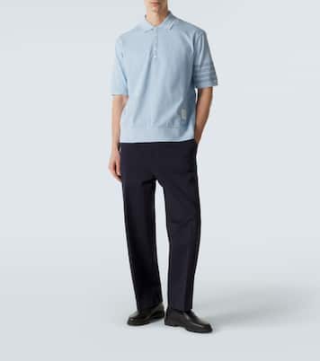 Polo 4-Bar de jersey de algodón | Thom Browne