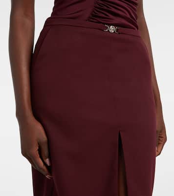 Bleistiftrock Medusa aus Wollgabardine | Versace