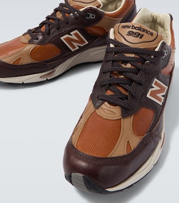 Made In UK 991v1 leather sneakers | New Balance