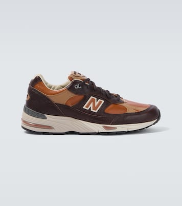 Made In UK 991v1 leather sneakers | New Balance