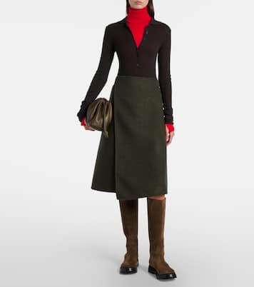 Bank suede knee-high boots | Proenza Schouler