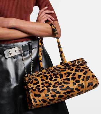 Prada Bonnie Medium calf hair shoulder bag | Prada