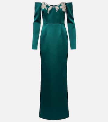 Ellerie embellished off-shoulder gown | Rebecca Vallance