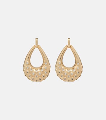 Ohrringe mit Kristallen | Self-Portrait