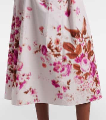 Midirock aus Baumwollpopeline | Erdem