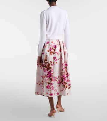 Midirock aus Baumwollpopeline | Erdem