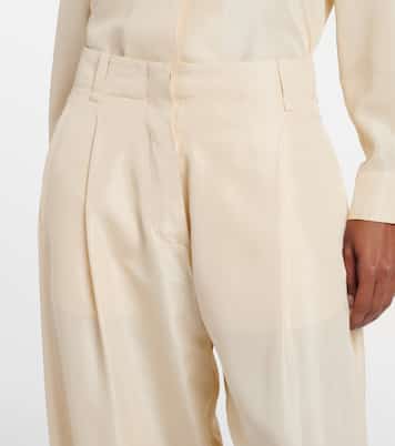 Kolina真丝阔腿裤 | The Row