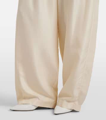 Kolina真丝阔腿裤 | The Row