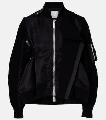 Paneled blouson jacket | Sacai