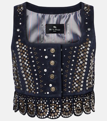 Chaleco de ante con tachuelas | Etro