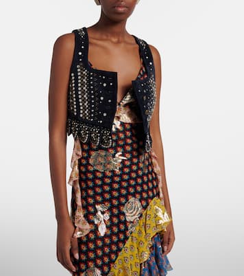 Chaleco de ante con tachuelas | Etro