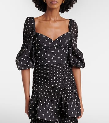 Polka-dot crop top | Zimmermann