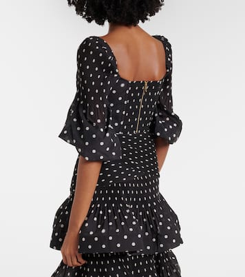Polka-dot crop top | Zimmermann