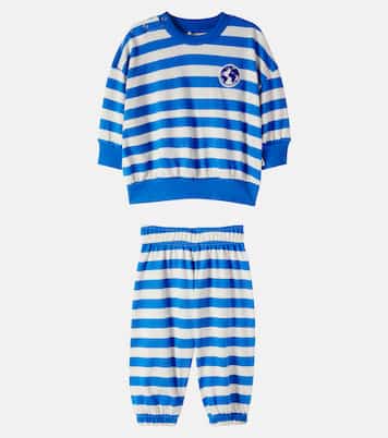 Baby cotton sweatshirt and pants set | Mini Rodini