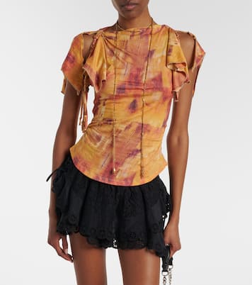 Top Jazia en coton à volants | Isabel Marant