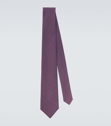 Krawatte aus Seiden-Jacquard | Charvet