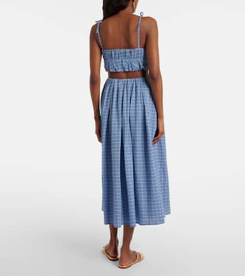 Falda midi Agora de algodón | Faithfull