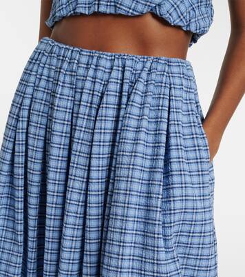 Falda midi Agora de algodón | Faithfull