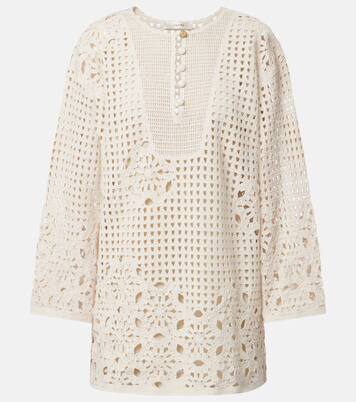 The Postcard cotton crochet tunic | Frame