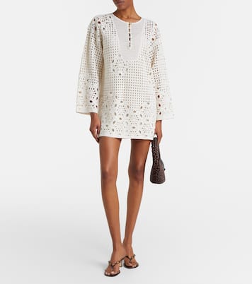 The Postcard cotton crochet tunic | Frame