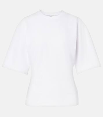 Storey gathered cotton jersey T-shirt | Agolde