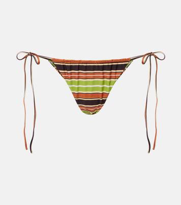 Bruna striped bikini bottoms | Faithfull