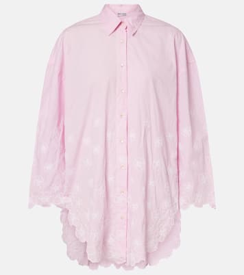 Embroidered cotton poplin shirt | Juliet Dunn