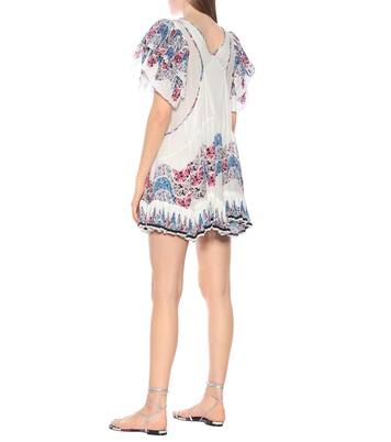 Robe Nubia imprimée en soie | Isabel Marant