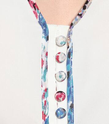 Robe Nubia imprimée en soie | Isabel Marant