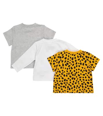 Baby set of 3 cotton T-shirts | Stella McCartney Kids