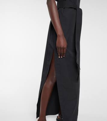 Robe longue en coton et soie | Wardrobe.NYC