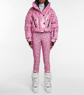 x Naj-Oleari 3 Moncler Grenoble printed stirrup ski pants | Moncler Genius