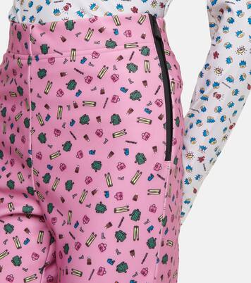 x Naj-Oleari 3 Moncler Grenoble printed stirrup ski pants | Moncler Genius