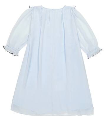 Pleated chiffon dress | Self-Portrait Kids