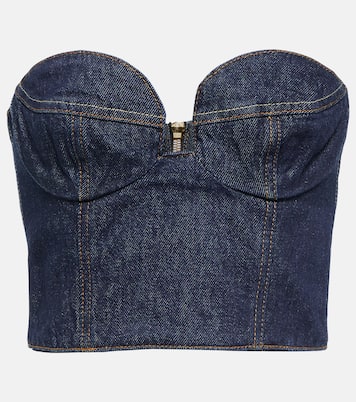 Bustier aus Denim | Magda Butrym