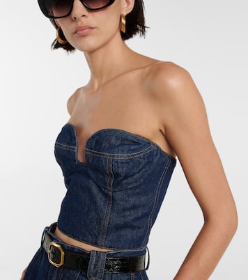 Bustier aus Denim | Magda Butrym