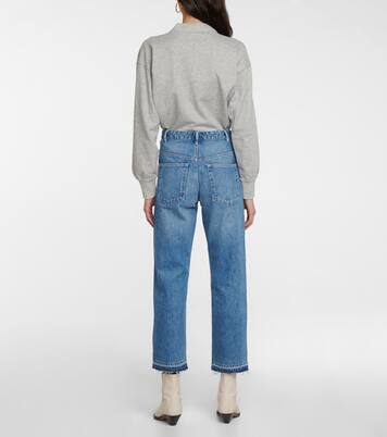 Belden high-rise cropped jeans | Marant Etoile