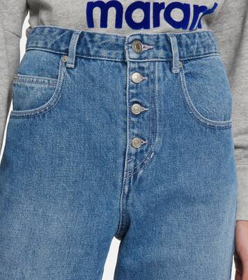 Belden high-rise cropped jeans | Marant Etoile