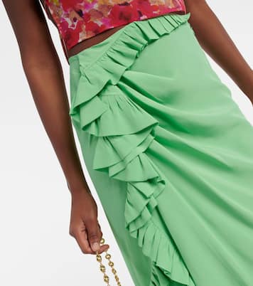 Midirock aus Crêpe | Dries Van Noten